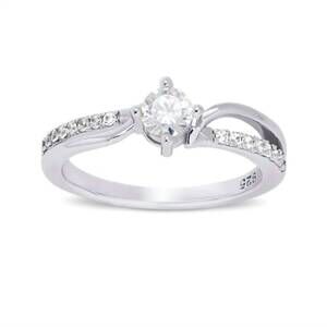 NEW STARLETTE women's piper ring in silver